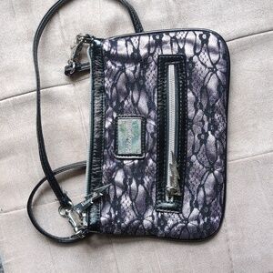 Betsey Johnson Pink & Black Lace Purse Betseyville 👑 Punk Rock Princess ⚡